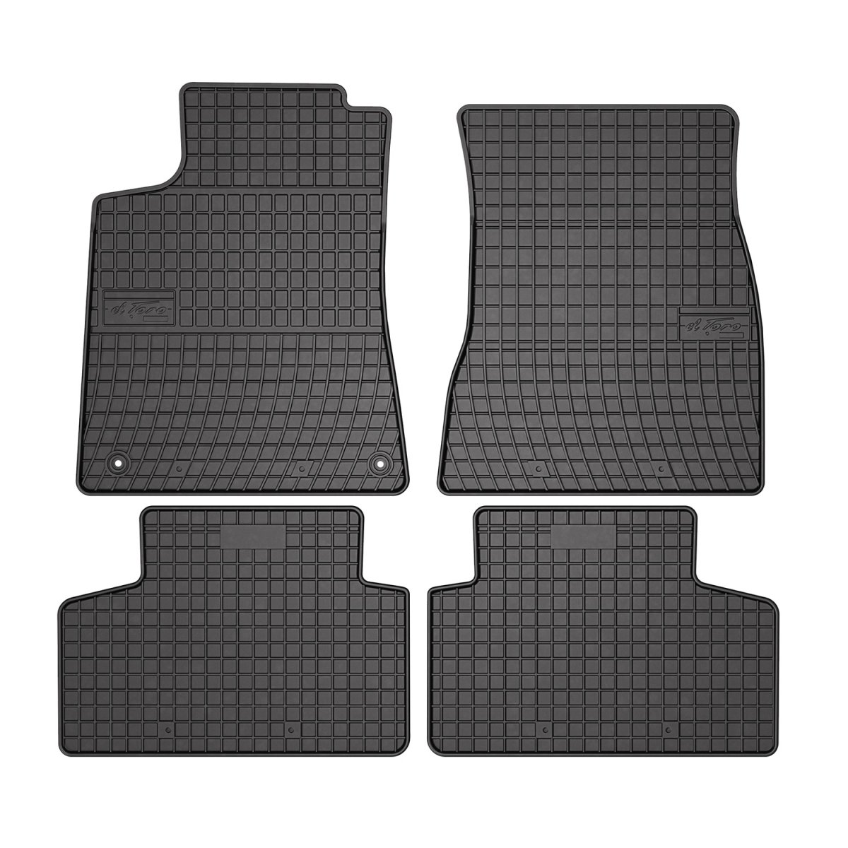 Mercedes GLB Floor Mats - Omac - El Toro - Black - 2019 Mercedes GLB Floor Mats - Omac - El Toro - Black - 2019